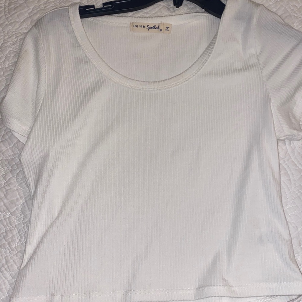 White t-shirt Live to be Spoiled Medium